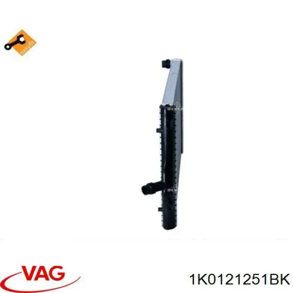 Радіатор основний VAG 1K0121251BK ціна, від 45.71 USD
