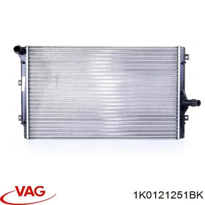Купити 1K0121251BK VAG Радіатор двигуна