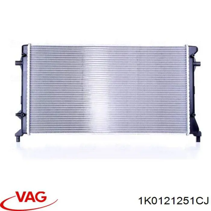 Купити 1K0121251CJ VAG Радіатор двигуна