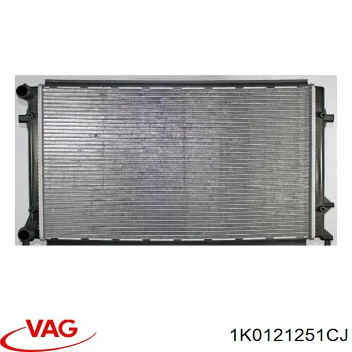 1K0121251CJ VAG радіатор охолодження двигуна