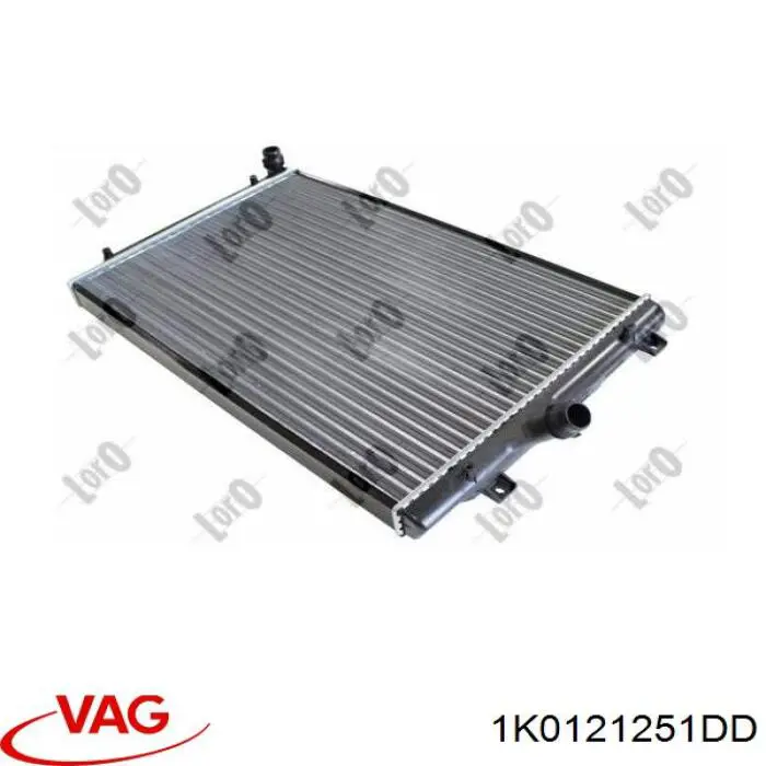 Радіатор 1K0121251DD VAG
