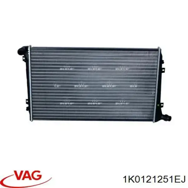 Купити 1K0121251EJ VAG Радіатор двигуна
