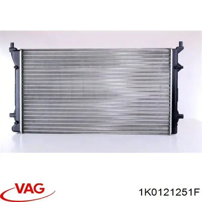 Купити 1K0121251F VAG Радіатор двигуна
