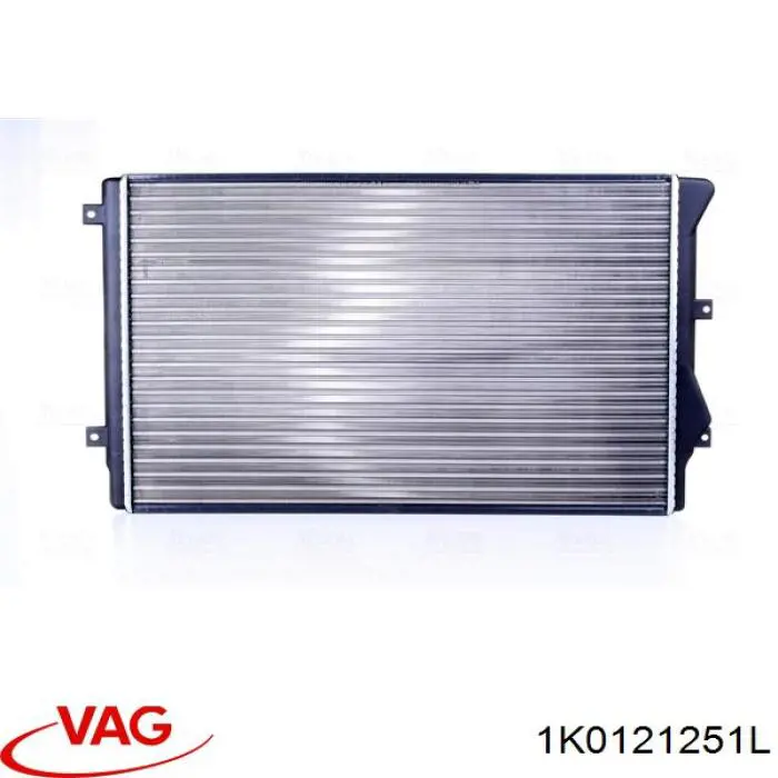 1K0121251L VAG радіатор охолодження двигуна
