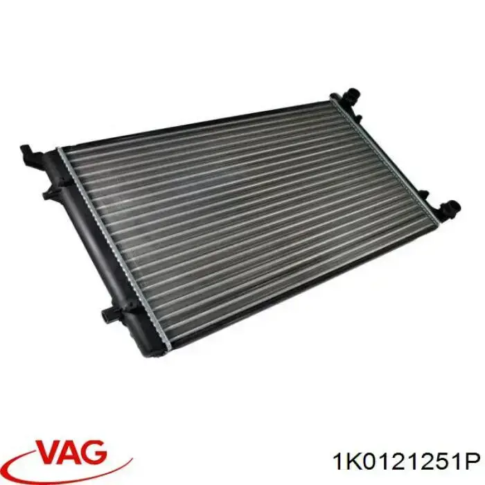 Купити 1K0121251P VAG Радіатор двигуна