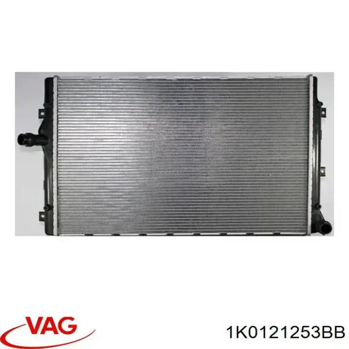 Купити 1K0121253BB VAG Радіатор двигуна