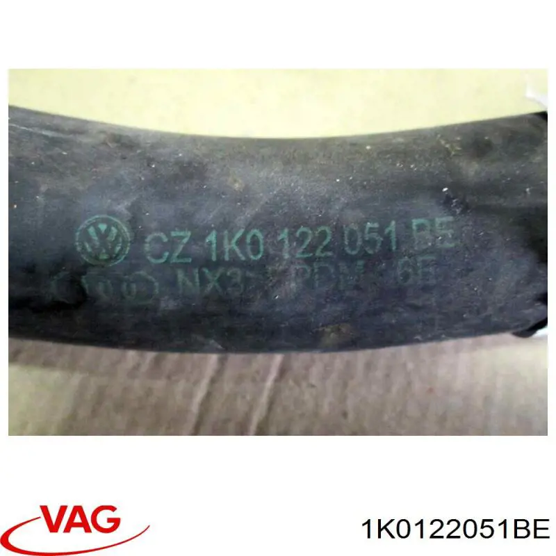 Купити 1K0122051BE VAG Шланг/патрубок радіатора охолодження, нижній