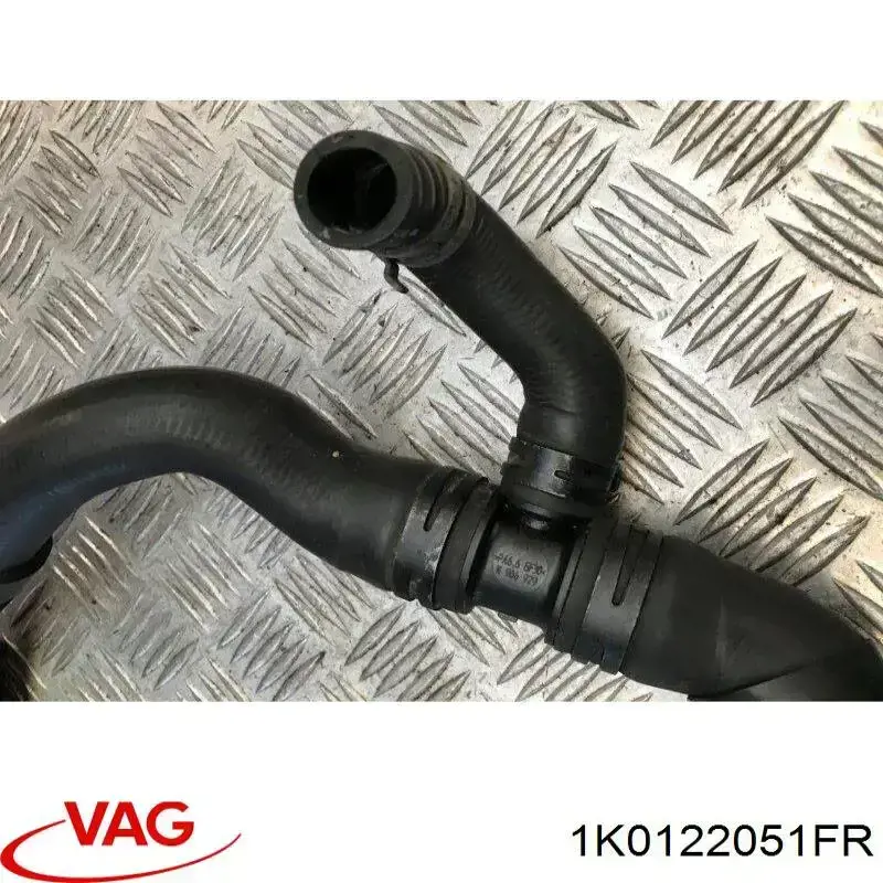 Патрубок системи охолодження VAG 1K0122051FR ціна, від 59.82 USD