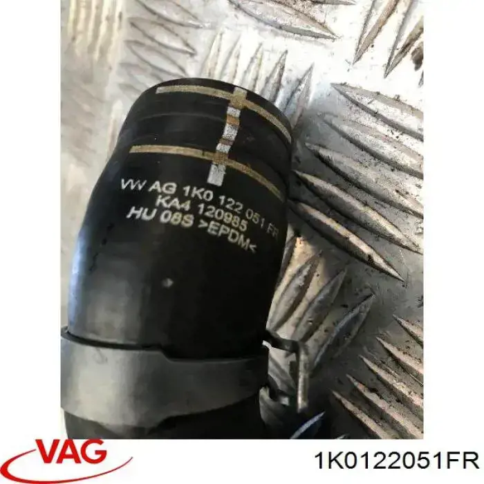 Купити 1K0122051FR VAG Шланг/патрубок радіатора охолодження, верхній