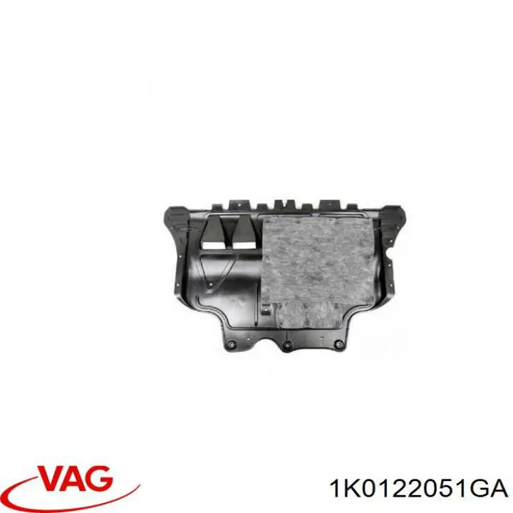 Шланг/патрубок радіатора охолодження, нижній VAG 1K0122051GA