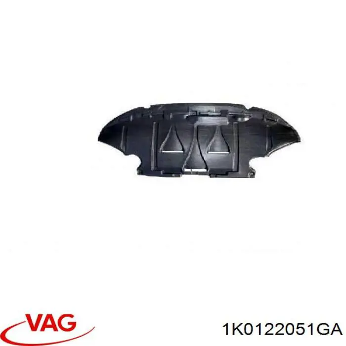 Купити 1K0122051GA VAG Шланг/патрубок радіатора охолодження, нижній