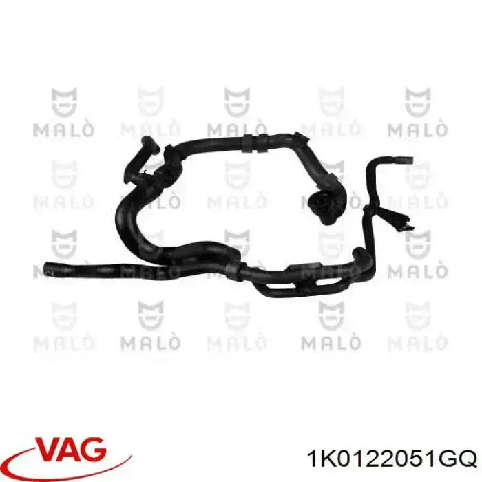 Купити 1K0122051GC VAG Шланг/патрубок радіатора охолодження, нижній