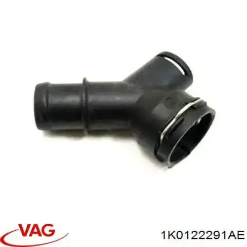 1K0122291AE VAG Водяний патрубок