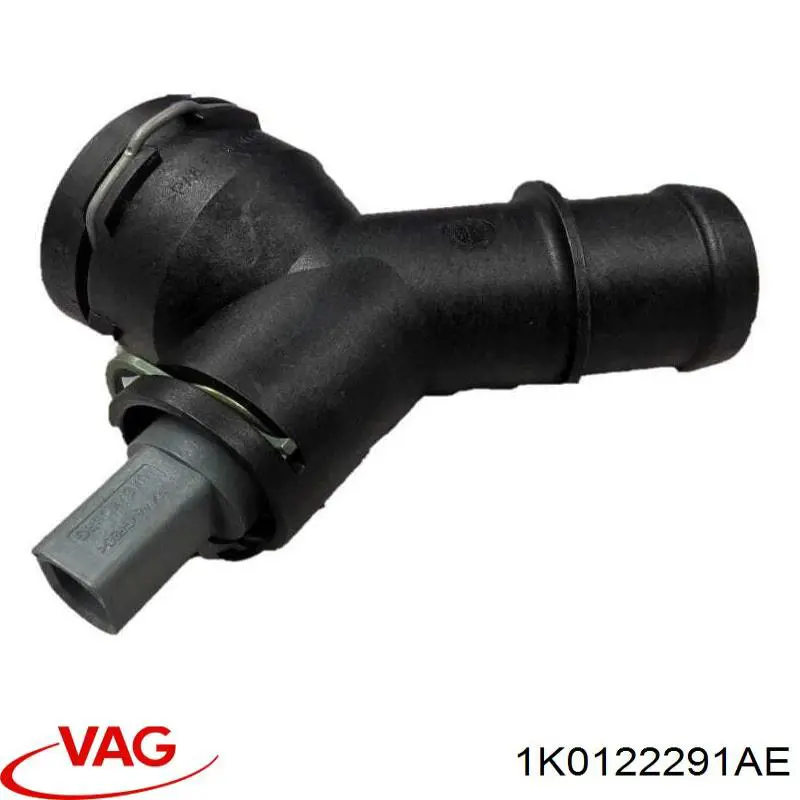 Купити 1K0122291AE VAG Фланець системи охолодження (трійник)