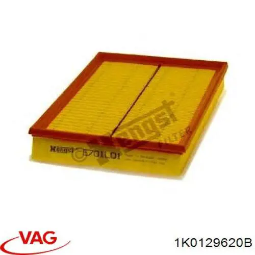 Купити 1K0129620B VAG Автомобільний фільтр повітря
