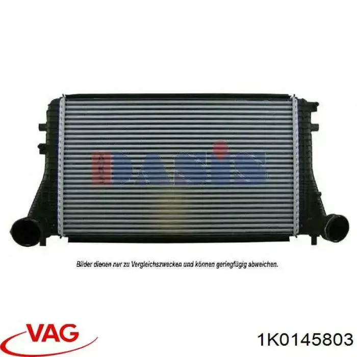 Система охолодження наддувочного повітря VAG 1K0145803 ціна, від 45.43 USD
