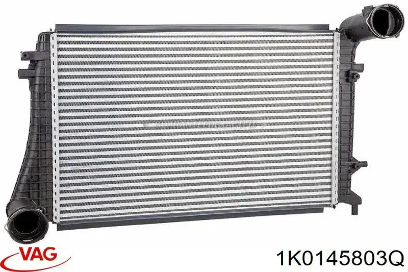 Купити 1K0145803Q VAG Радіатор интеркуллера