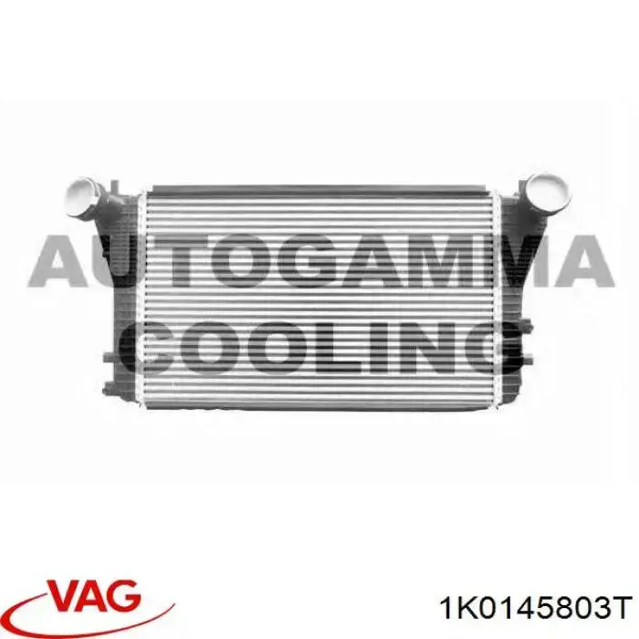 Купити 1K0145803T VAG Радіатор интеркуллера