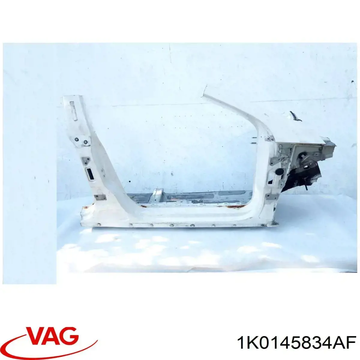 Шланг/патрубок интеркуллера 1K0145834AF VAG