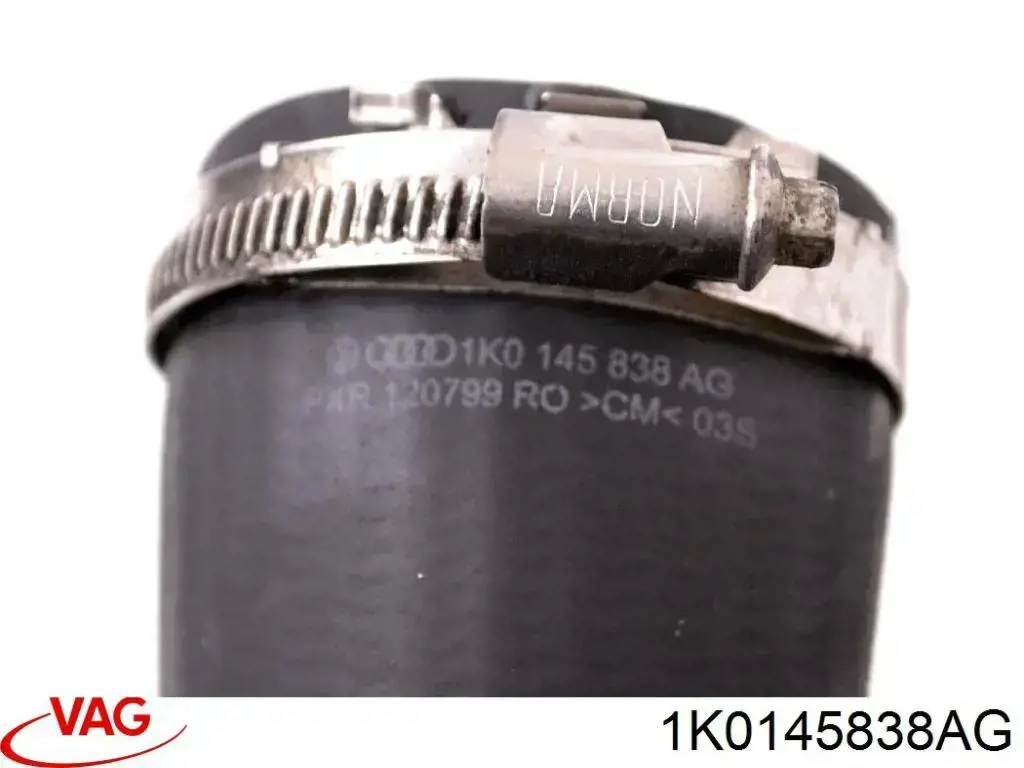 Шланг/патрубок интеркуллера 1K0145838AG VAG