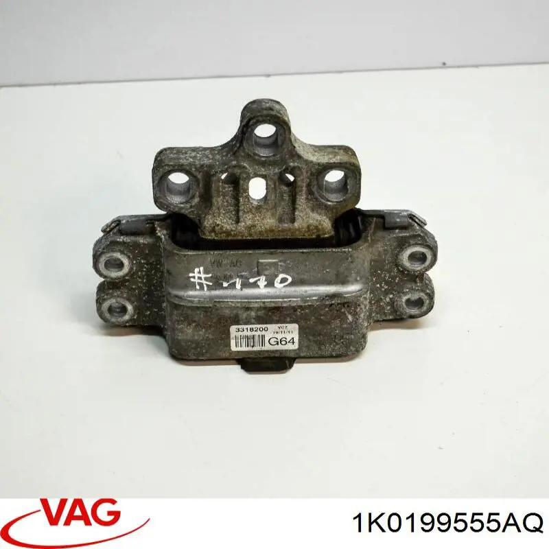 Подушка (опора) двигуна, ліва 1K0199555AQ VAG