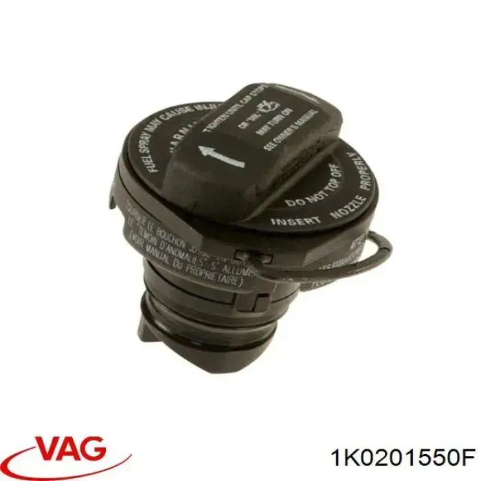 Пробка паливного бака VAG 1K0201550F ціна, від 29.38 USD