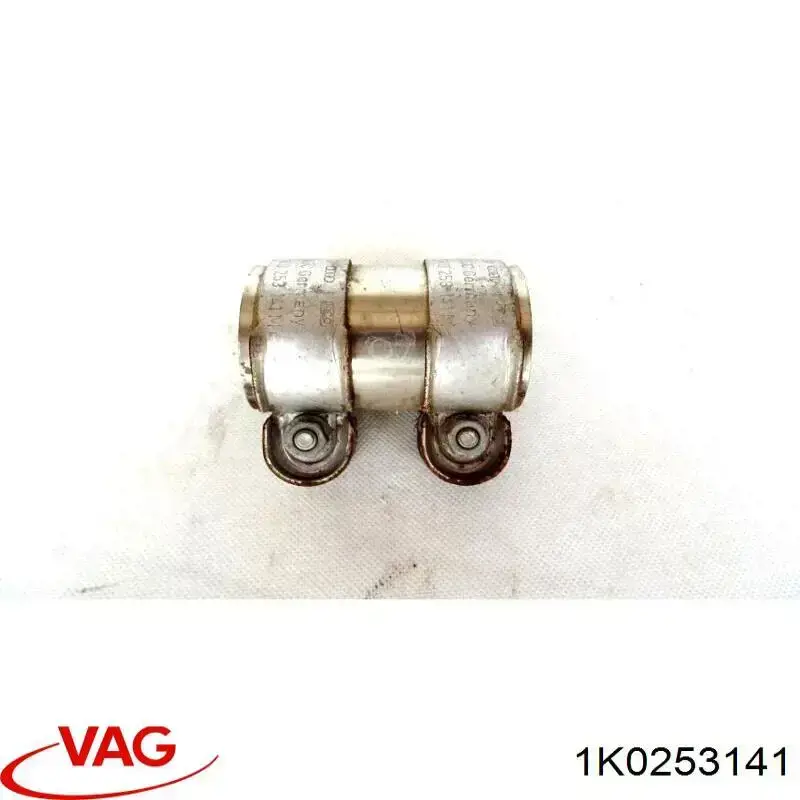 Кронштейн/хомут глушника, передній 1K0253141 VAG