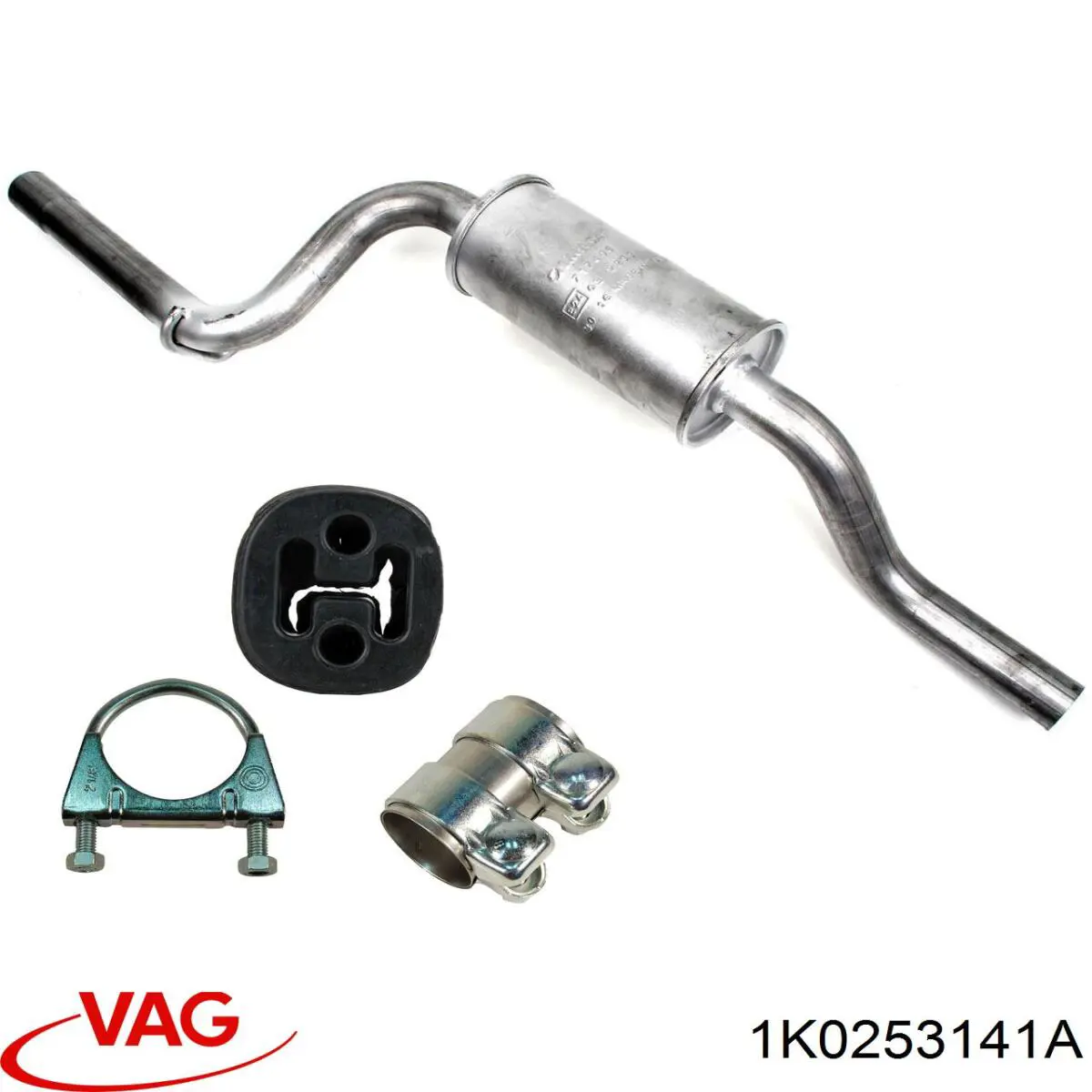 Купити 1K0253141A VAG Хомут кріплення глушника передній