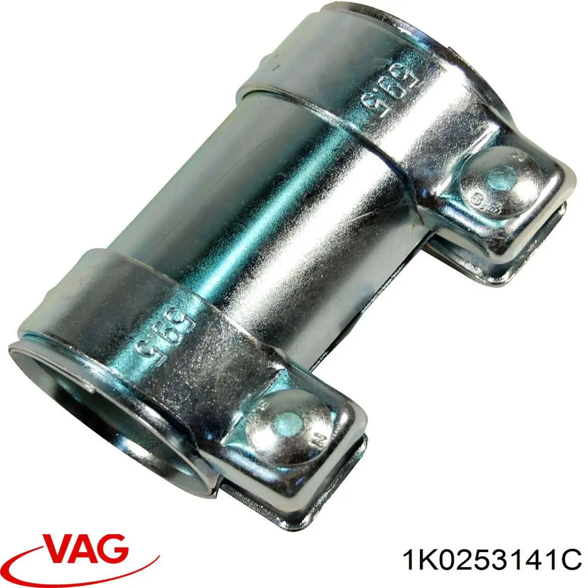 Кронштейн/хомут глушника, передній 1K0253141C VAG