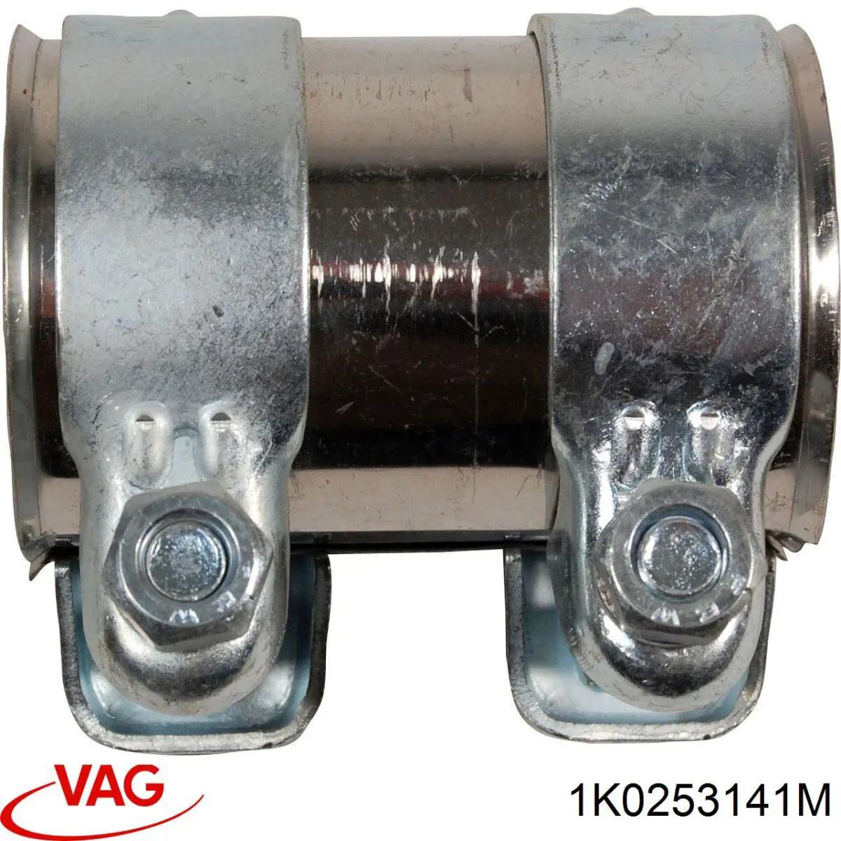 Кронштейн/хомут глушника, передній 1K0253141M VAG