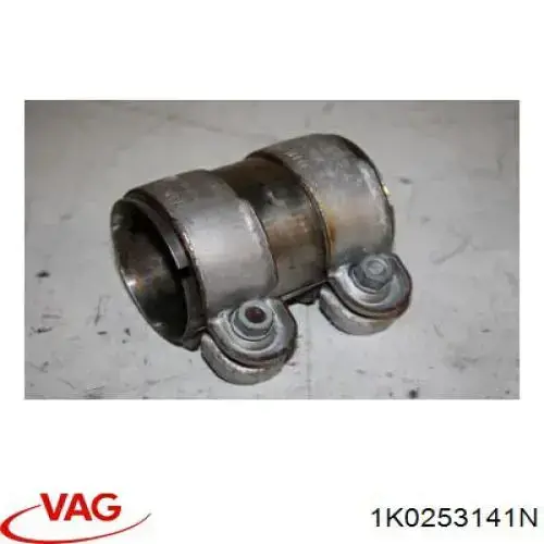 Кронштейн/хомут глушника, передній 1K0253141N VAG