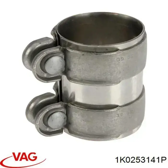 Кронштейн/хомут глушника, передній 1K0253141P VAG