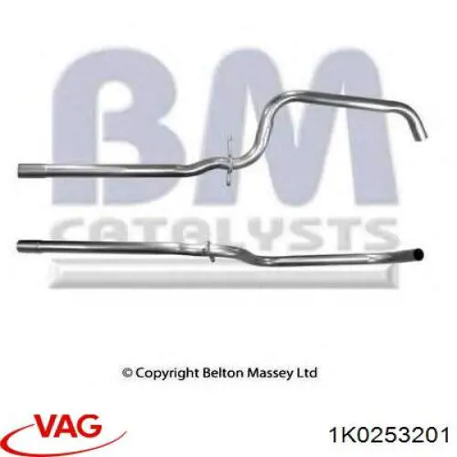 Глушник VAG 1K0253201 ціна, від 30.25 USD