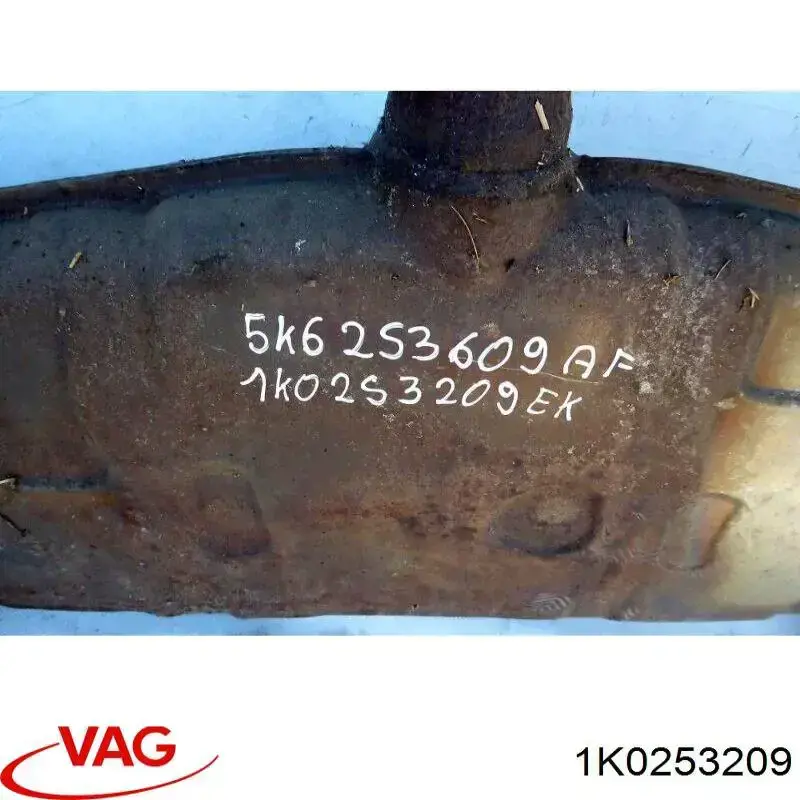 Глушник VAG 1K0253209 ціна, від 42.03 USD