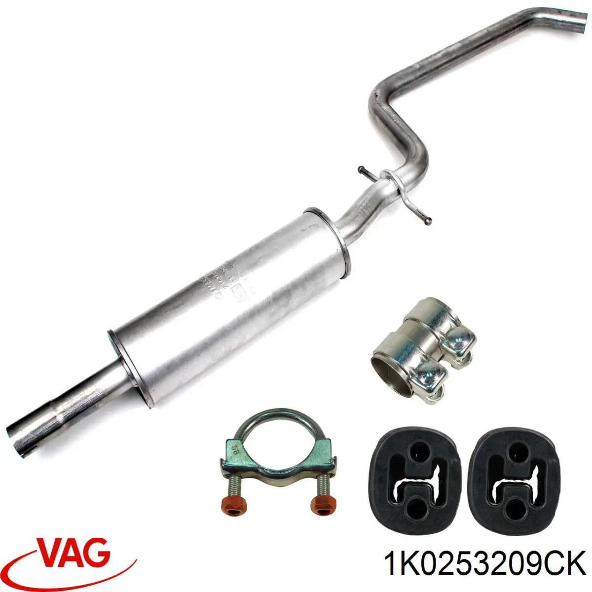 Глушник VAG 1K0253209D ціна, від 37.52 USD
