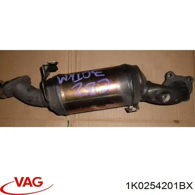 Конвертор-каталізатор (каталітичний нейтралізатор) VAG 1K0254201BX ціна, від 322.99 USD