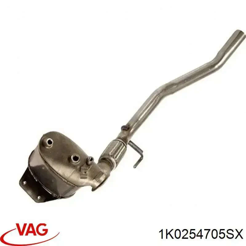Глушник, передня частина VAG 1K0254705SX ціна, від 348.95 USD