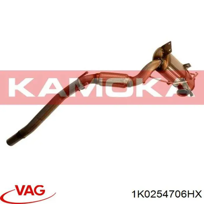 Глушник, передня частина VAG 1K0254706HX ціна, від 58.01 USD