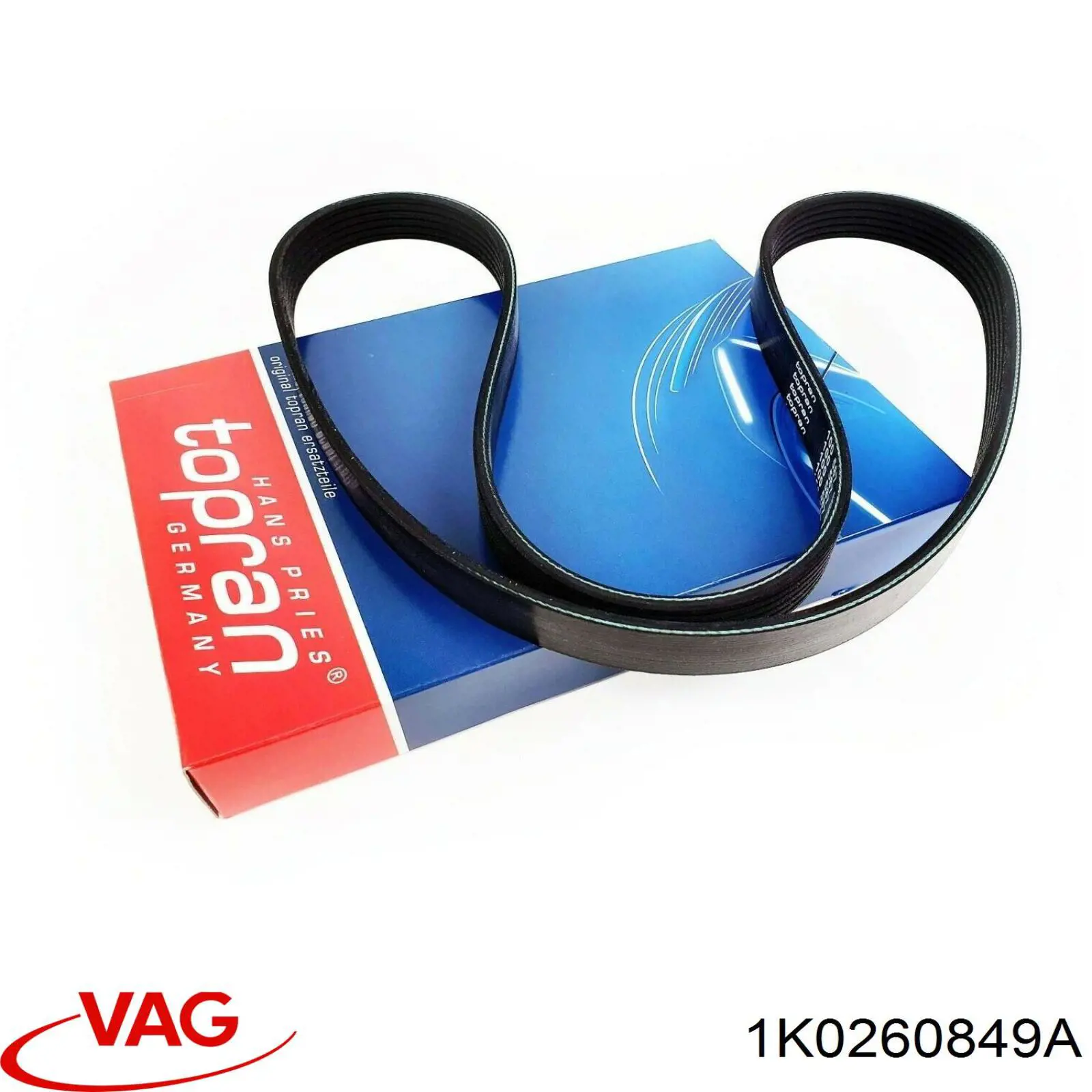 Ремінь генератора 1K0260849A VAG