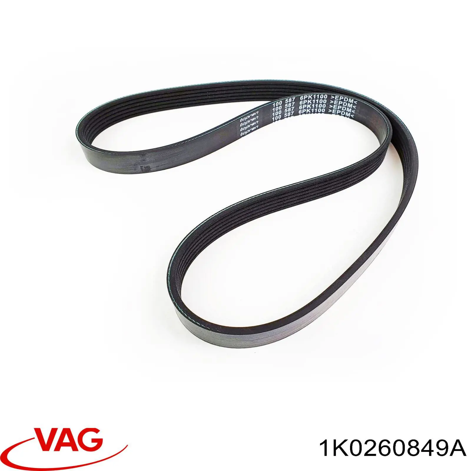 Клиновий ремінь VAG 1K0260849A ціна, від 7.79 USD