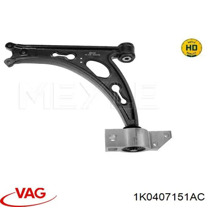 Важіль передній лівий VAG 1K0407151AC ціна, від 23.70 USD