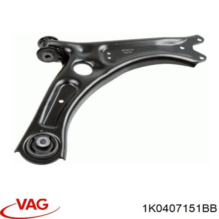 Важіль передній лівий VAG 1K0407151BB ціна, від 25.28 USD