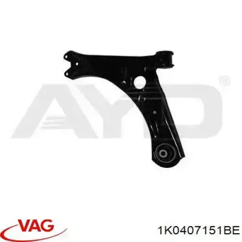 Важіль передній лівий VAG 1K0407151BE ціна, від 25.34 USD