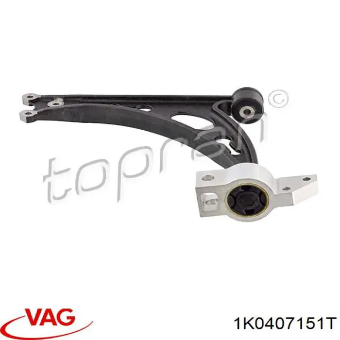 Важіль передній лівий VAG 1K0407151T ціна, від 19.00 USD