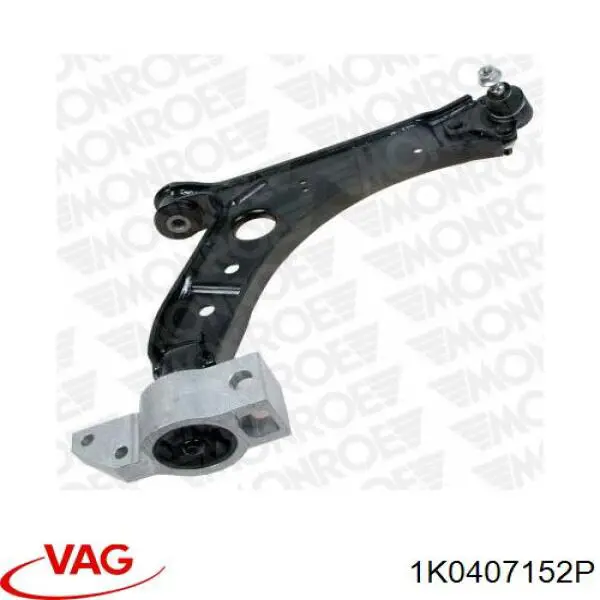 Важіль передньої підвіски нижній, правий VAG 1K0407152P ціна, від 49.04 USD