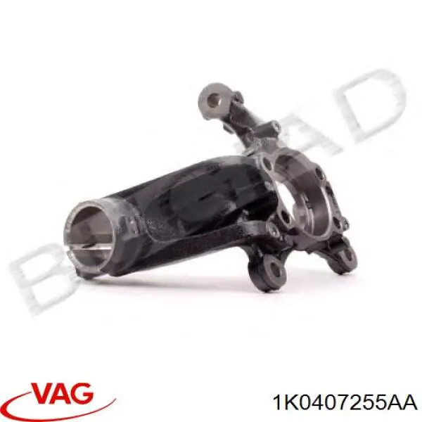 Цапфа - поворотний кулак передній, лівий 1K0407255AA VAG