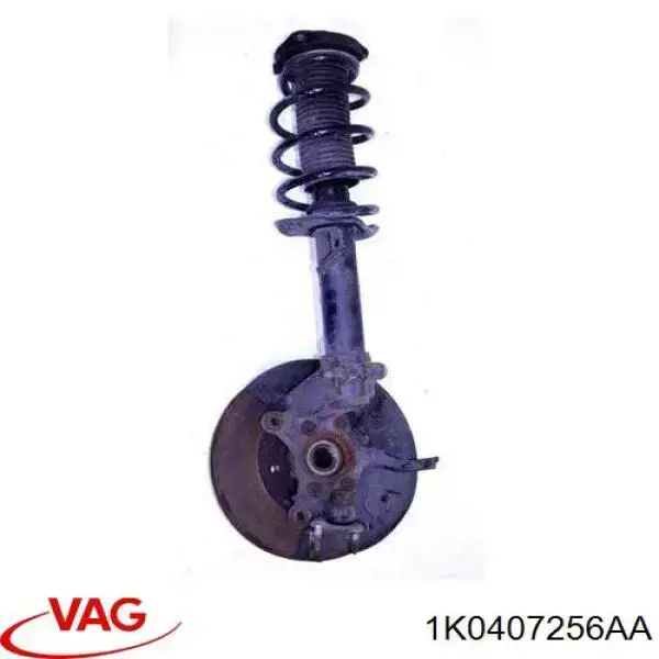 Цапфа - поворотний кулак передній, правий 1K0407256AA VAG