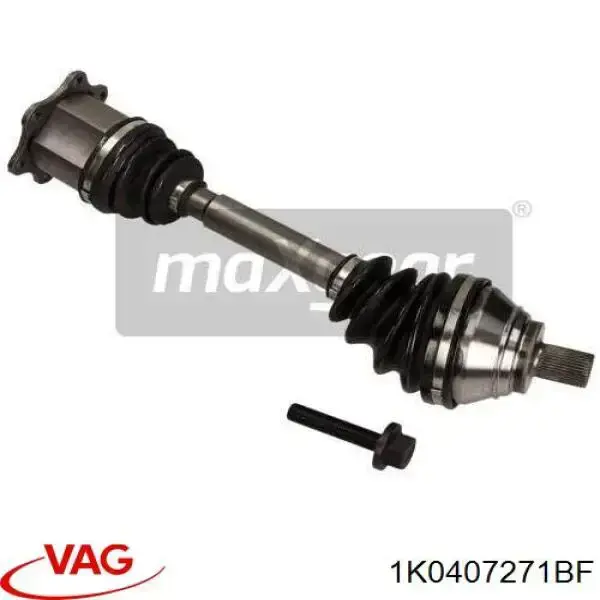 Ліва піввісь 1K0407763DX VAG