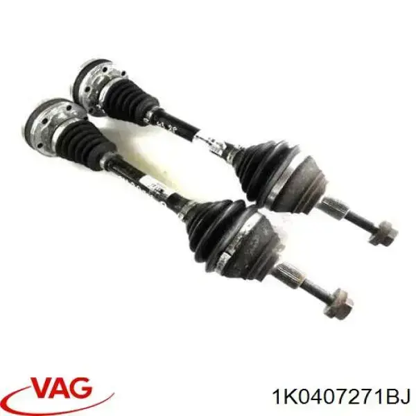 Купити 1K0407271BJ VAG Ліва піввісь