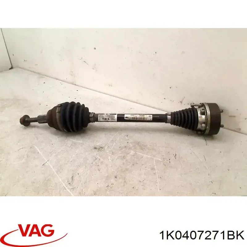 Привід передній лівий VAG 1K0407271BK ціна, від 70.70 USD